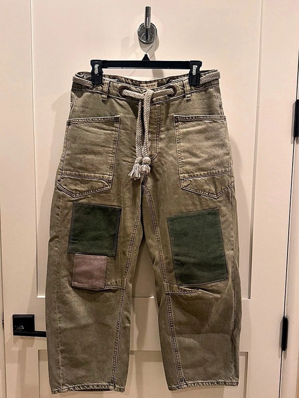 We The Free Warwick Craft Pants Green Waist 26S